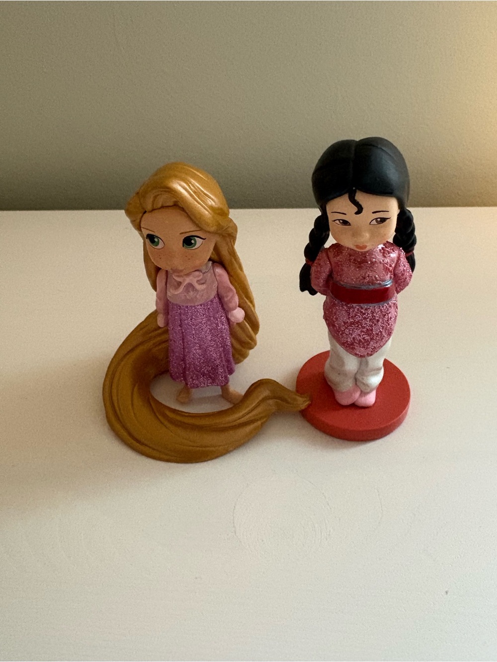 Disney Mini Princess Figures - Gold Hair, Pink Dresses for momof_three2025